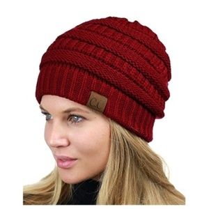 CC Winter Beanie Original Authentic Hat - Red
